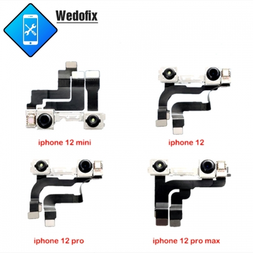 Original iPhone 12 Front Camera with Flex Replacment Parts for iPhone 12 12mini 12pro 12promax