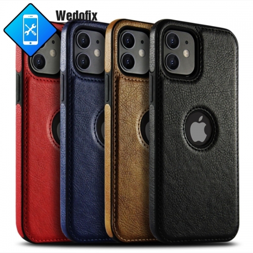 Luxury Businsess Leather Stitching Case Phone Protective Shell for iPhone 13 12 Pro Max Xr X 8 7 6 6S Plus