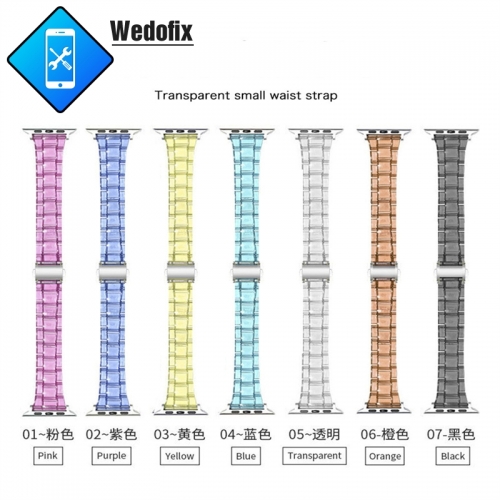Transparent Watch Band Bracelet Watch Straps for iWatch 38mm 40mm 42mm 44mm