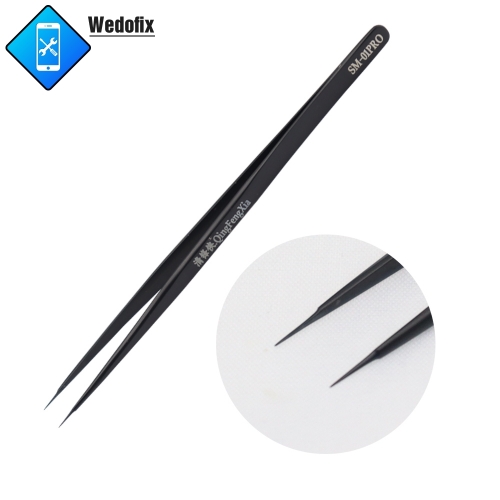 WEDOFIX High Precision Tweezers Super Fine Tip Tweezers Titanium Alloy Tweezers for Micro Solder Work