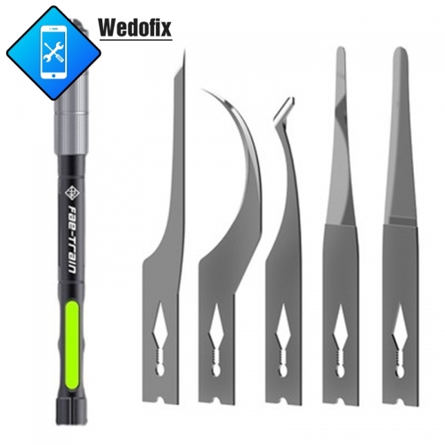 18Kinds Hand-polished Blade Set with Handle IC Glue Removal Knife for Mobile Phone Repair