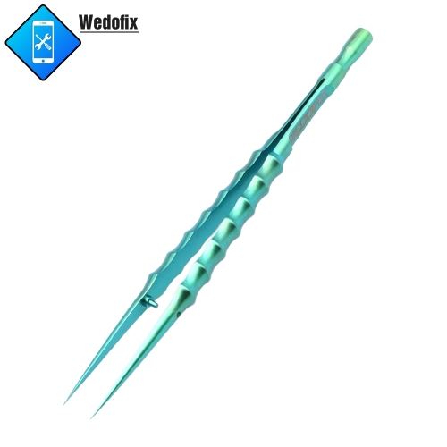WEDOFIX Green Bamboo Titanium Alloy Tweezers Heat-resistance Titanium Tweezers for Soldering Mobile Phone Repair