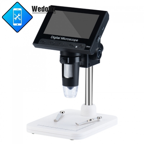 4.3-inch DM4 Digital Microscope 1000X Magnify Microscope with LED Display for Electronics Repair