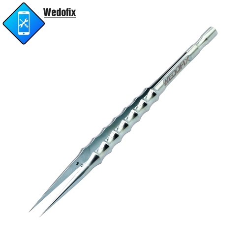 WEDOFIX Cyan-Bamboo Titanium Alloy Tweezers Heat-resistance Titanium Tweezers for Soldering Mobile Phone Repair