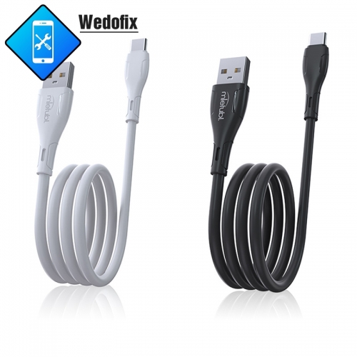 2.4A Micro USB Charging Cable with Package PVC Type-C Charging Cable for iPhone Samsung Huawei