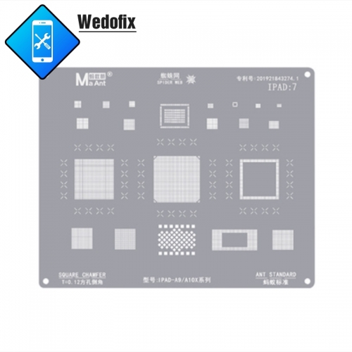 0.12mm BGA Reballing Stencil Template for iPad A9 A10 A12 A12X