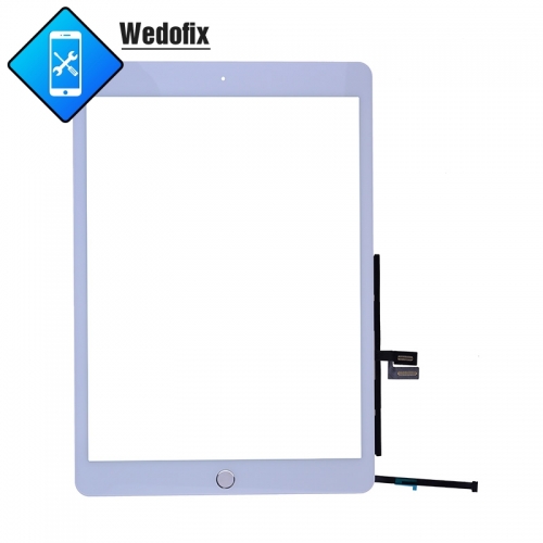 Touch Screen Digitizer with Home button & Flex Cable for iPad 7 2019 - Gold