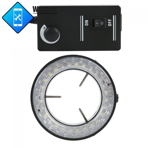 Microscope Ring LED Light 60 LED Adjustable Ring Ling Source 60MM Inner Diameter
