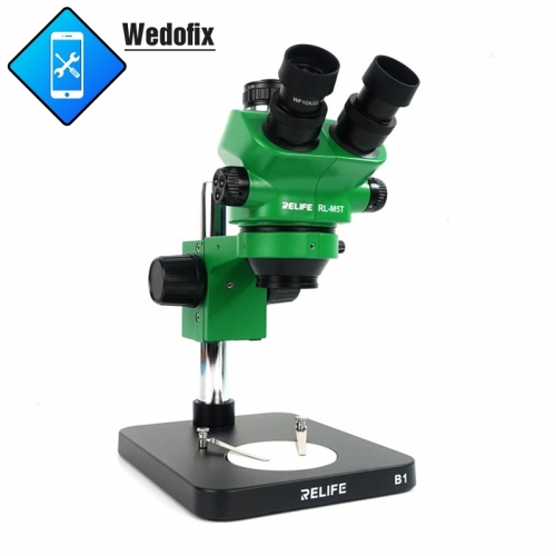 0.7-50X Trinocular Microscope with 10x HD Wide-angle Eyepiece for Mobile Phone Repair