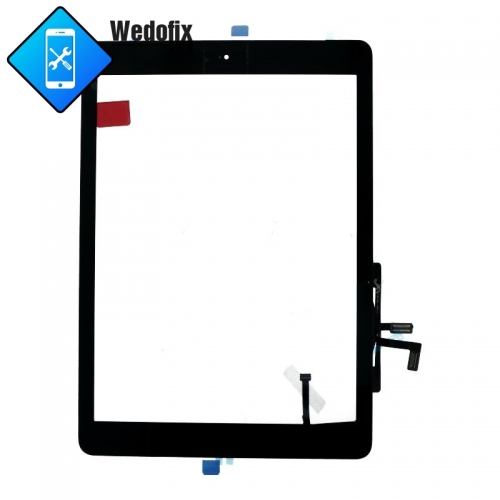 Touch Screen with Adhesive and Home Button Flex Cable for iPad Air 1 - Premium