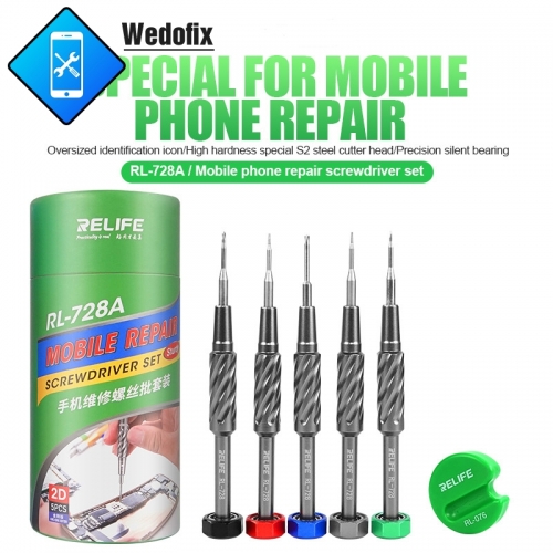 2D High Hardness S2 Alloy Steel Mobile Phone Repair Screwdriver Set with Anti-slip Design for iPhone Electronics Repair