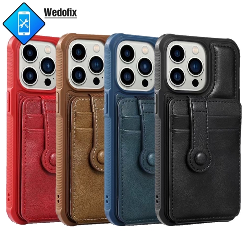 Card Flip Leather Case Phone Protect Case for iPhone 13 12 11 8 7