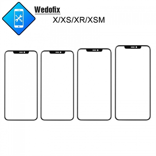 2 in 1 Phone Front Glass with 250um OCA for iPhone X Xs Xsmax