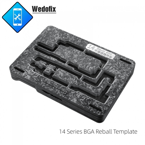 Qianli 4 in 1 BGA Reball Template Logic Board Middle Layer Plant Tin Platform for iPhone 14 14plus 14pro/max