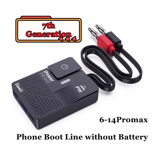 Qianli Toolplus 7th iPower Pro Max Power Cable DC Power Supply Boot Test Line for iPhone 6 7 8 X 11 12 13 14 Reboot without Battery 