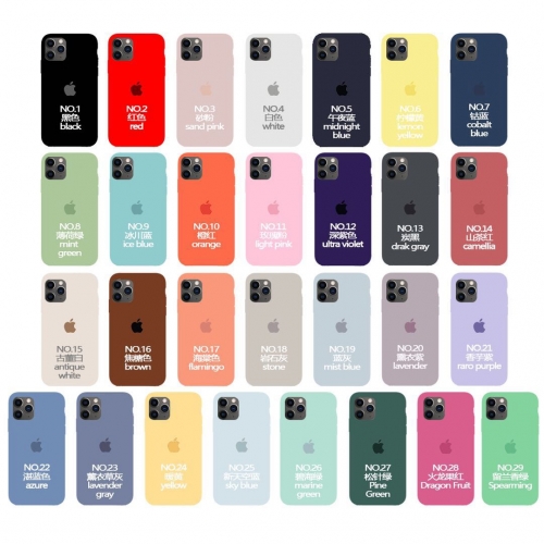 OEM Phone Silicone Case for iPhone 12 13 14 15 