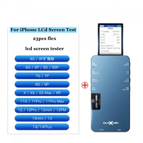 3 in 1 DLS800 LCD Screen Tester for iPhone 14 13 12 11 X 8 7 6 Samsung Huawei True Tone Recover 3D Touch Testing Tools