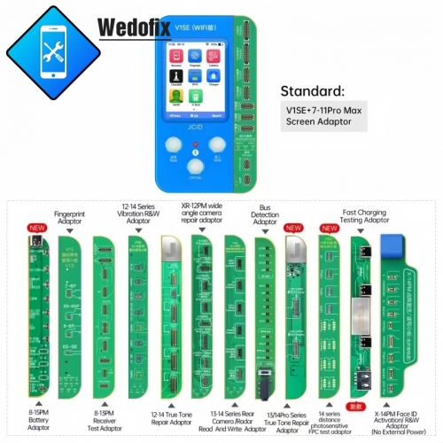 JC V1SE Programmer Light Sensor Touch Programmer Vibrator Read Write Data Recovery Programmer for iPhone 7 8 X Xs Xsmax 11 11pro 11promax 12 12promax