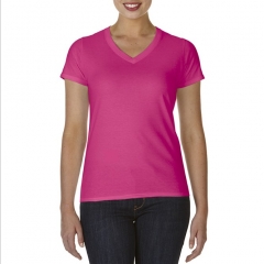 Port & Company Women's Soft Cotton V-Neck T-shirt