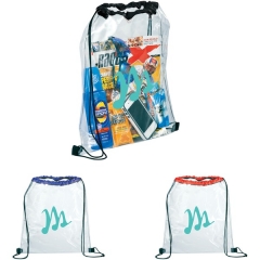 Rally Clear Drawstring Bag