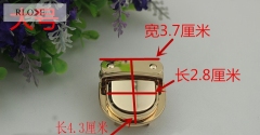 Handbag Push Lock (Large) RL-BLK031