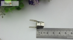 Bag Oval Shape Flat Metal Turn Locks RL-BLK014(Small)