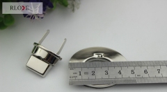 Bag Oval Shape Flat Metal Turn Locks RL-BLK088(Plus Large)