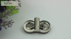 Irregular Style Design Number 8 Twist Turn Lock for Clutch Bag RL-BLK082