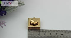 Square Shape Gold 20MM Metal Handbag Lock RL-BLK155