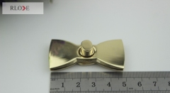 Premium promotion handbag light gold bow-knot twist locks RL-BLK178