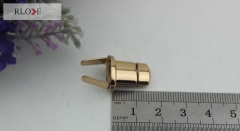 Custom made X letter decoration cross-body bag metal twist lock RL-BLK019(Small)