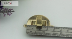 Unique and novel handbag round shape metal turn twist lock RL-BLK131