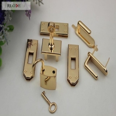 7 sets Decorative accessories 4 color handbag metal lock RL-BLK002