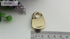 Complex design cat shape metal padlock for purse RL-BLK018