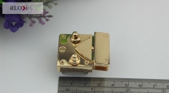 High quality gold irregular handbag plug lock RL-BLK042