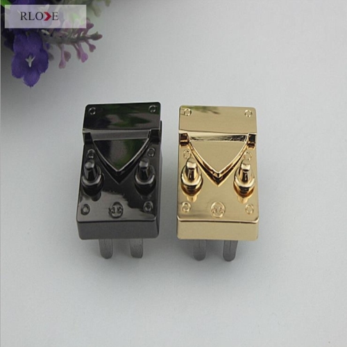 High quality gold irregular handbag plug lock RL-BLK042