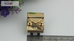 High quality gold irregular handbag plug lock RL-BLK042