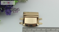 Custom-made zinc alloy handbag push press locks RL-BLK057
