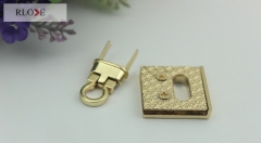Top quality design 4 color square metal lock for purse RL-BLK100