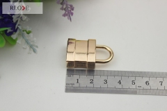 Fancy gold metal decorative padlocks with key RL-BLK166(Small)