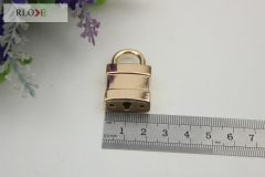 Fancy gold metal decorative padlocks with key RL-BLK166(Small)