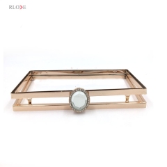 India popular clutch box frame metal purse frame with shell L-014