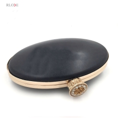 High quality handbag hardware accessories oval metal wallet frame box L-004