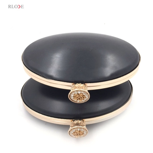 High quality handbag hardware accessories oval metal wallet frame box L-004