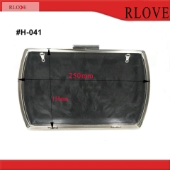 China manufacturers clutch bag metal frame box H-041