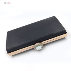 India popular clutch box frame metal purse frame with shell L-014