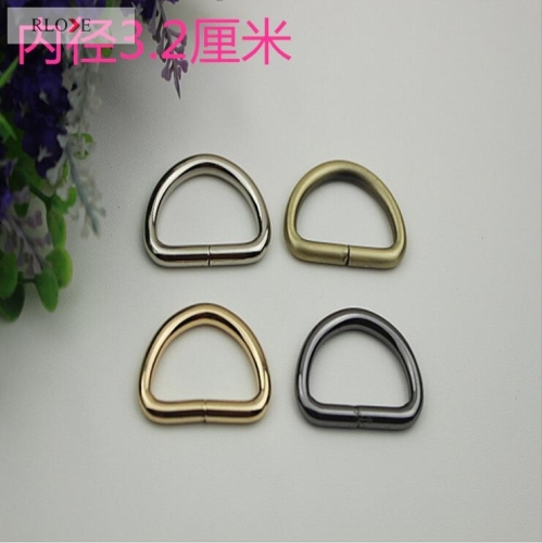Iron 32mm Metal D Ring Open D Ring For Handbag Accessories RL-IDR021-32MM