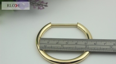 High Level Custom Detachable Screw Gold Metal D Ring Hardware RL-DR042-30MM