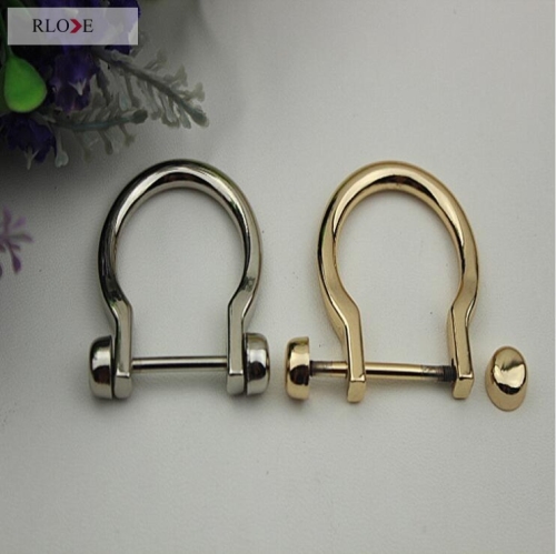 Hot sale handbag accessories removable D ring with screw RL-DR032