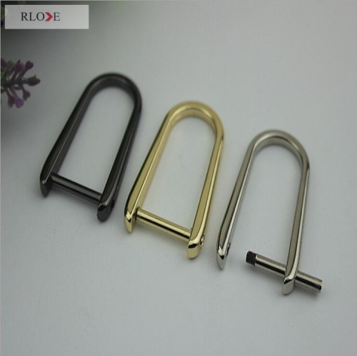 Manufacturing zinc alloy detachable strap d-ring buckle RL-DR036-20MM